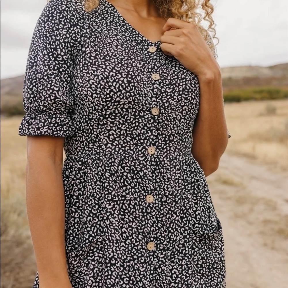 Spring Break Animal Print Button Up - image 6